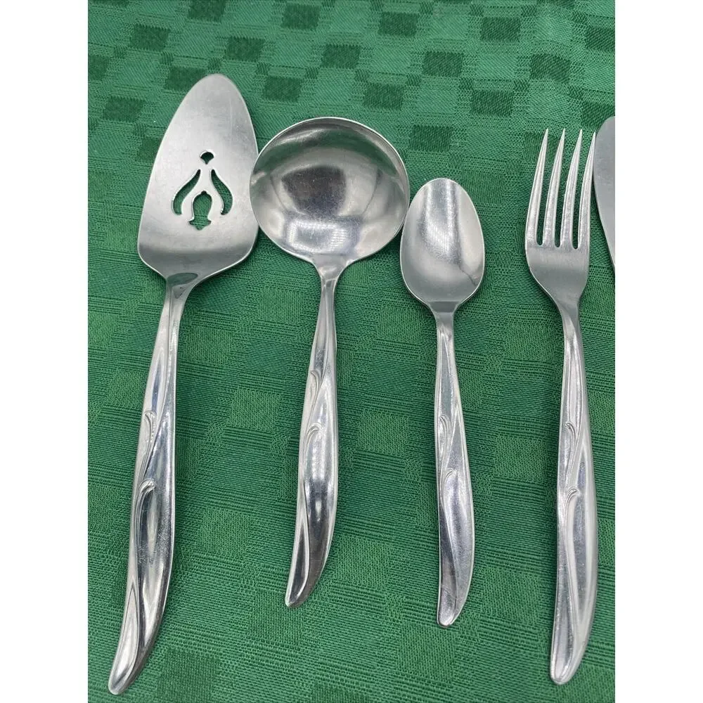 Superior Stainless USA Flatware Lot of 6-2/Butter Knives, 1/Spoon, 1/Fork, 2/Ser